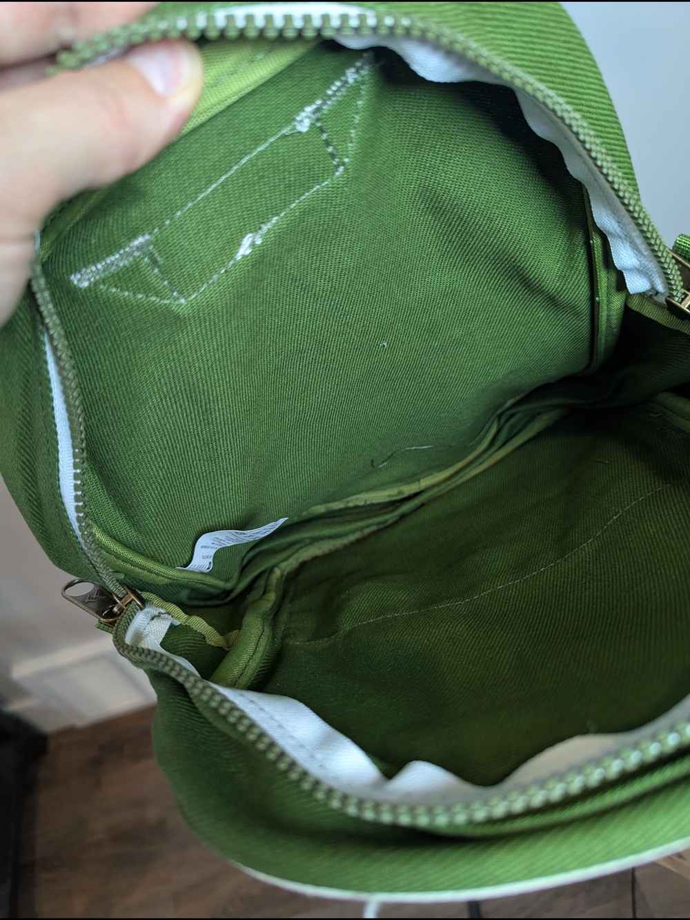 NWT Thread Brand Mini Backpack Green Carry On - Picture 7 of 8
